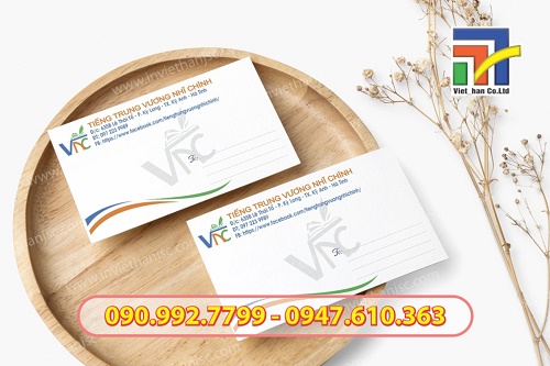 In phong bì thư công ty sắc nét